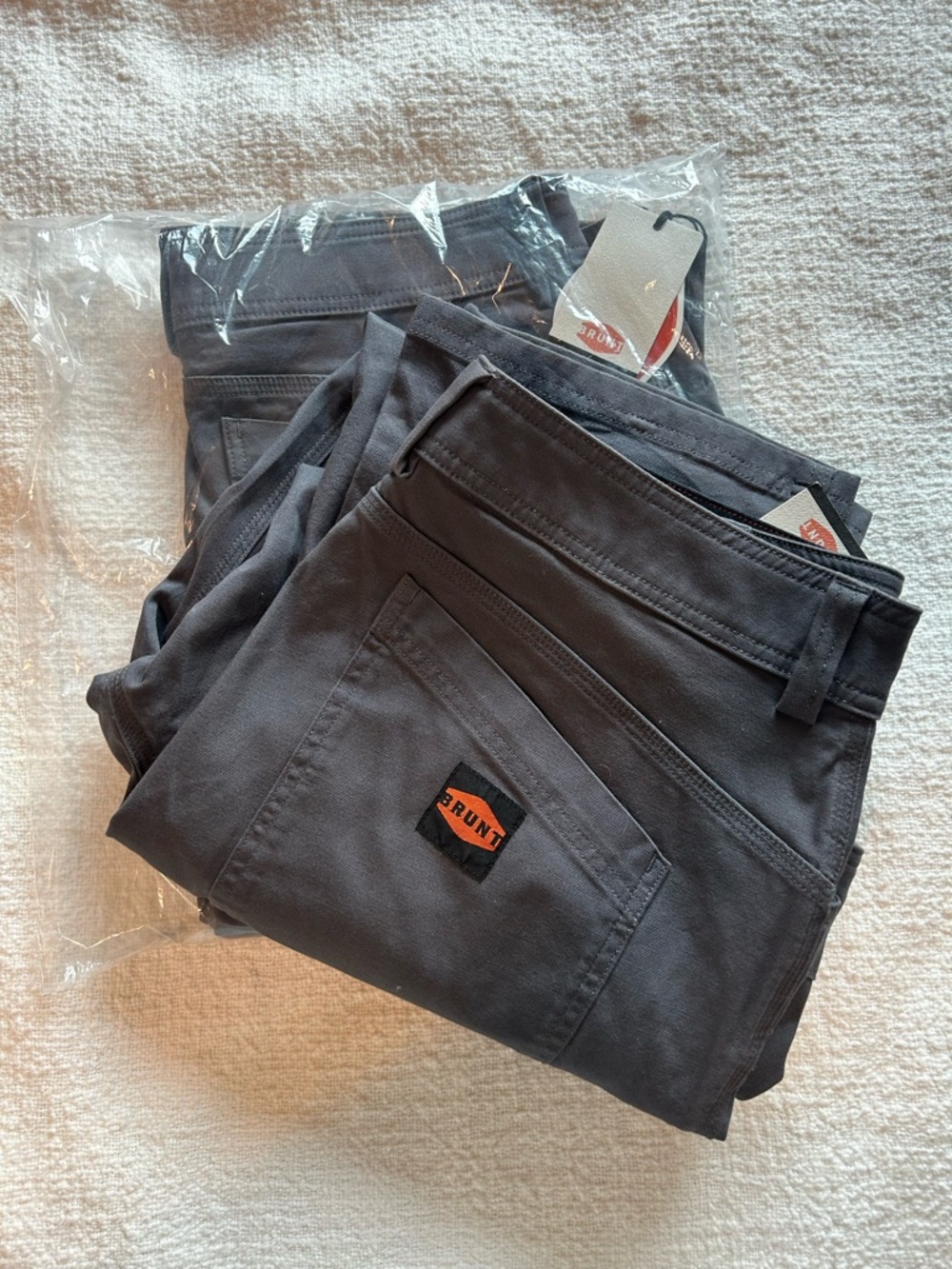 Brunt Men's Charcoal Work Pants